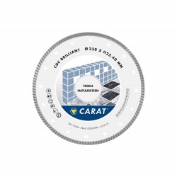 CARAT CDC 200 X 25.4MM- WAND EN VLOERTEG